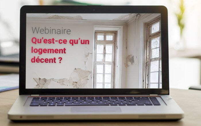 Logement decent webinaire