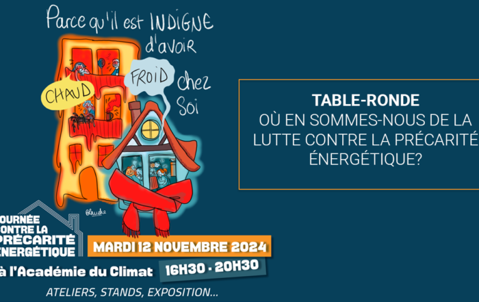 LUTTE CONTRE LA PRÉCARITÉ ÉNERGÉTIQUE