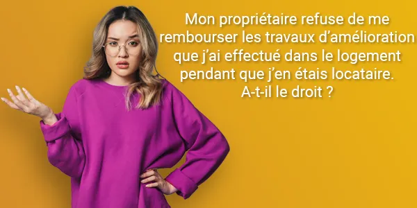 location remboursement travaux